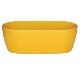 PE NOTRANJI LONEC KOSMAČ-KRUŠEC ZA DVE CVETLICI 26 CM RUMEN