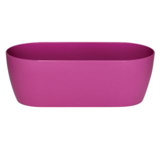PE NOTRANJI LONEC KOSMAČ-KRUŠEC ZA DVE CVETLICI 26 CM TEMNO VIJOLA