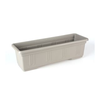 PE ZUNANJE KORITO PLASTIME RIALTO 40 CM TAUPE