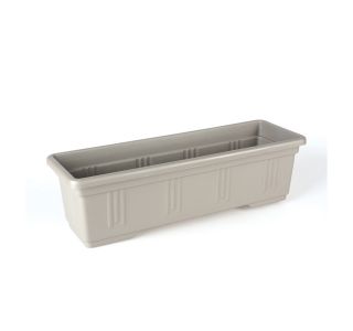 PE ZUNANJE KORITO PLASTIME RIALTO 50 CM TAUPE