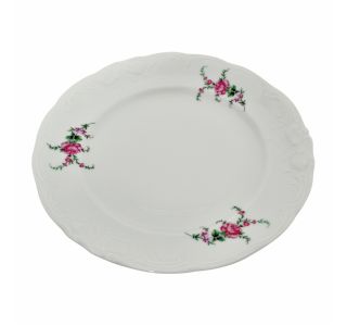 PLITVI KROŽNIK KRZYSZTOF 25 CM FRYDERIKA S3607/M ROŽICE