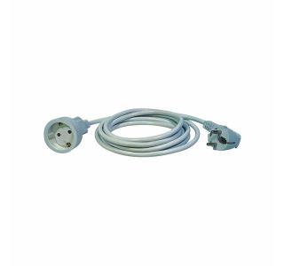 PODALJŠEK EMOS 5M ŠUKO VTIKAČ + VTIČNICA H05VV-F 3G1.0 PVC BELI