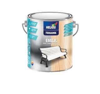 POKRIV.PREM.ZA KOV.,LES HELIOS TESSAROL EMAJL RAL 9010 BELI 2.5 L
