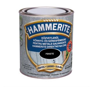 POKRIVNI PREMAZ HAMMERITE DIREKTNO NA CINK ČRNI 0.75 L