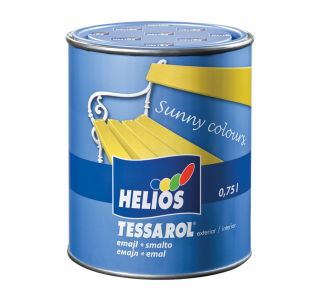 POKRIVNI PREMAZ ZA KOVINO IN LES TESSAROL  EMAJL PROFESSIONAL BELI SATIN 0.75 L