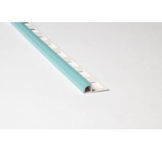 POLKROŽNA LETEV JMK PVC P PROFIL- DOL 2.70M 8MM TURKIZNA