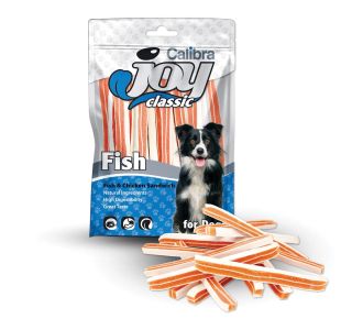 PRIBOLJŠEK ZA PSA CALIBRA CALIBRA JOY PSI RIBA/PIŠČANEC SENDVIČ 80G