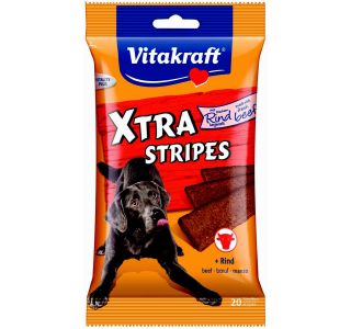 PRIBOLJŠEK ZA PSA VITAKRAFT XTRA STRIPES GOVEDINA 200 G