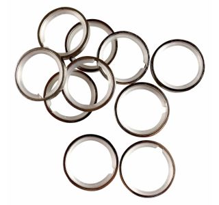 PRIBOR HUNGARIA KARNIS OBROČEKS KLJUK. FRANCE 19 MM INOX 10KOS/ZAV