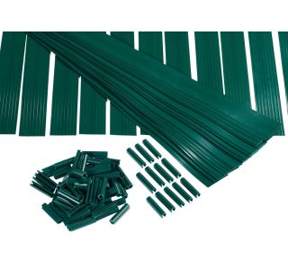 PRIBOR ZA OGRAJO LIXO TRAK ZA PANEL 60M + 100 SPONK, ZELEN
