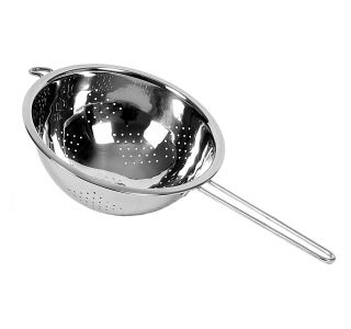 PRIPOMOČEK ZA ODCEJANJE CEDILO Z DOLGIM ROČAJEM 24CM INOX