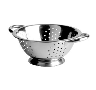 PRIPOMOČEK ZA ODCEJANJE GALICIJA CEDILO Z DVEMA ROČAJEMA 24.5 CM INOX