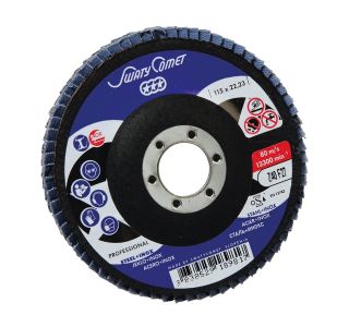 RAVNI BRUSNI LAMELNI DISK SWATYCOMET-P 115X22.23 MM K40 ZA INOX