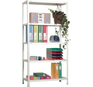 REGAL SIMONRACK 180X90X30 CM, 5 POLIC 75 KG/POLICO, BEL