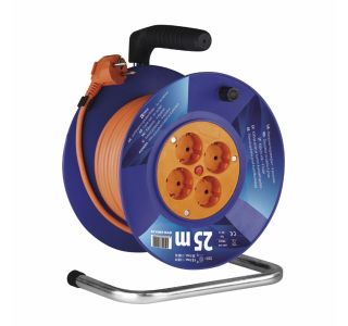 ROLETA - PVC VODNIK EMOS 25M H05VV-F 3X1.5 4 ŠUKO VTIČNICA IP20
