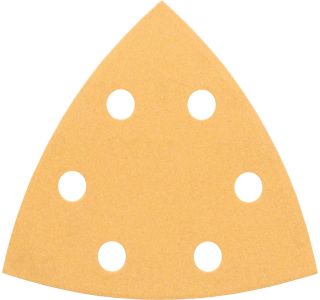 SAMOPRITRDILNI BRUSNI DISK ZA DELTA BRUSILNIKE BOSCH 93 MM K120 6 LUKENJ RUMENA BARVA ZA LES