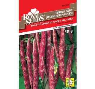SEME STROČNIC ROYAL SEEDS FIŽOL BORL.FIRE.3 50G