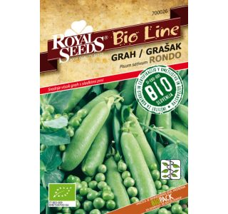 SEME STROČNIC ROYAL SEEDS GRAH RONDO BIO 26