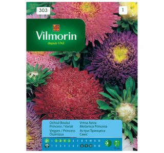 SEMENA CVETOČIH RASTLIN VILMORIN VRTNA ASTRA MEŠANICA PRINCESA