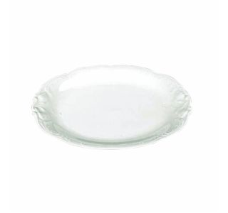 SERVIRNI KROŽNIK 33 CM BEL FRYDERIKA OVAL