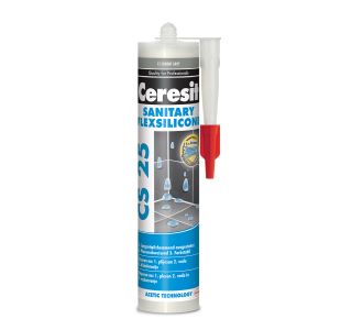SILIKONSKA TESNILNA MASA CERESIT CS 25 TRANSPARENT 300 ML