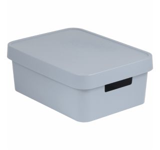 ŠKATLA/ZABOJ CURVER INFINITY 36X27X14 CM 11L SIVE BARVE