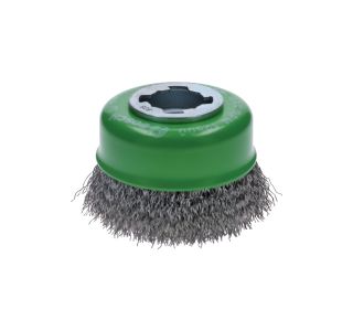 SKODELASTA ŽIČNA ŠČETKA BOSCH 75 MM NAVOJ M14 FE 0.30MM X-LOCK