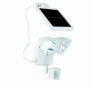 SOLARNA VRTNA SVETILKA SOLAR 2X S SENZORJEM BELA, KABEL 5M