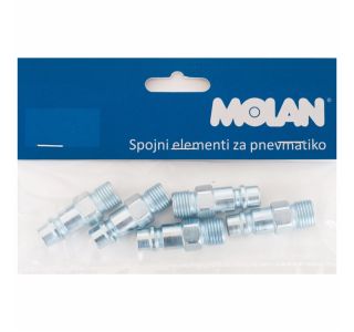 SPOJNI ELEMENT MOLAN VTIČ 3/8 ZN 5 KOS