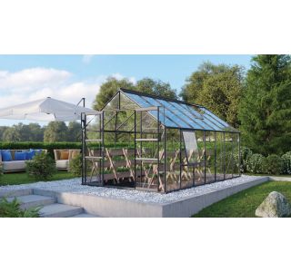 STEKLEN RASTLINJAK VITAVIA MERIDIAN 2 11500 ESG3MM ANTRACITNA 2.6X4.4M