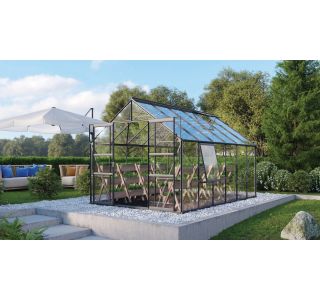 STEKLEN RASTLINJAK VITAVIA MERIDIAN 2 9900 ESG3MM ANTRACITNA 2.6X3.8M
