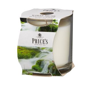 SVEČA V KOZARCU PRICES WHITE MUSK
