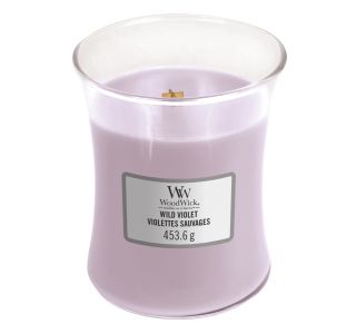 SVEČA V KOZARCU WOODWICK CLASSIC MEDIUM WILD VIOLET