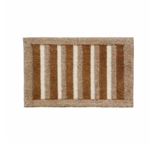 TEKSTILNA KOPAL.PREPROGA SANIPLAST STRIPE RJAVA 55X90 CM