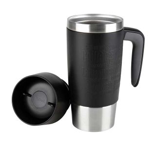 TERMO STEKLENICA, POSODA TEFAL LONČEK TERMO Z ROČAJEM 0.36 LIT ČRN