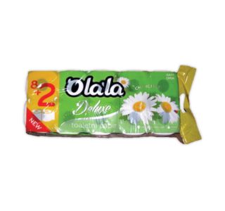 TOALETNI PAPIR OLALA BEL 3-SL 10 ROL V PAK OLALA KAMILICA