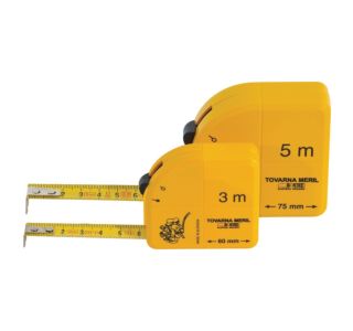 TRAČNI METER NA VZMET TOVARNA MERIL KOVINE 5M X 16 MM