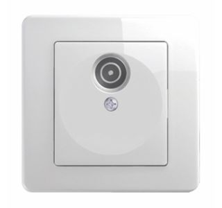 TV / AUDIO VTIČNICA EKONOMIK OSNOVNA TV BELA, KONEKT.ZADAJ, F STA