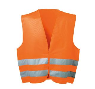 VARNOSTNI UNIVERZALNI TELOVNIK ORANŽNI Z ODSEVNIM TRAKOM