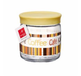VEČNAMENSKA DOZA BORMIOLI ROCCO 0.75 L GIARA KAVA RUMEN POKROV