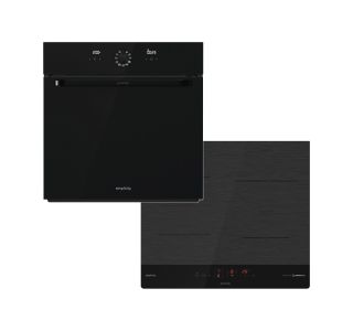 VGRADNA PEČICA + PLOŠČA GORENJE BO76SYB + IT643SYB SET SIMPLICITY BLACK