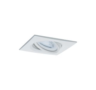 VGRADNI LED REFLEKTOR RL NOVA COIN 1X6.5W GIB. KVADRATNA, BELA MAT/ALU