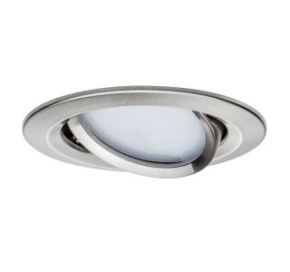 VGRADNI LED REFLEKTOR RL NOVA COIN 1X6.5W GIB. OKROGLA, BRUŠ.JEKLO/ALU