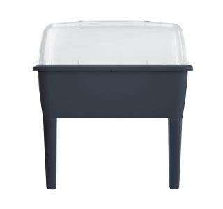 VISOKA GREDA, UMETNA MASA RASPANA ANTRACI S POKROVOM. 77X38.7X82 CM