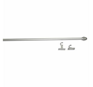 VITRAŽNA PALICA HUNGARIA KARNIS COFFEEHOUSE-ROD 55 CM CHROME-MATT