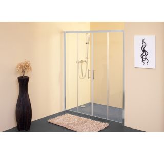 VRATA KABINE ZA PRHANJE KOLPA SAN TV4D/S 140/K SQ LINE SILVER PROF. PROZ. ST.