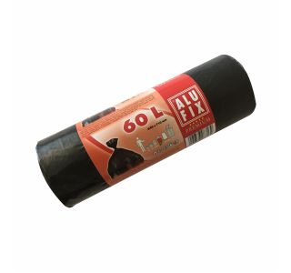 VREČKE ZA SMETI 60 L ČRNA 20/1 V ROLI