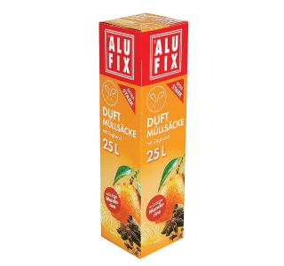 VREČKE ZA SMETI ALUFIX 25L 15/1 DIŠEČE VONJ MANDARINE
