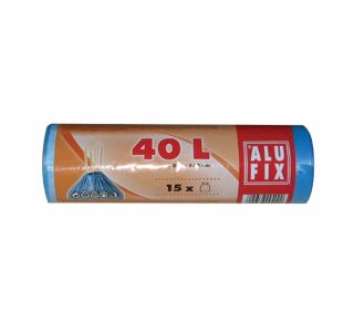 VREČKE ZA SMETI ALUFIX 40 L S TRAKOM 15/1