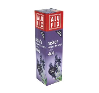 VREČKE ZA SMETI ALUFIX 40L 12/1 DIŠEČE VONJ SIVKE
